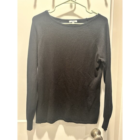 Women's Basic Milano Black Sweater Size Medium Light Weight - Picture 1 of 4
